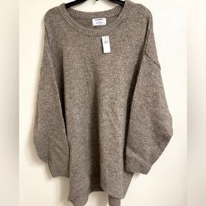 NWT Old Navy Women's Oversized XL Tunic Crewneck Sweater